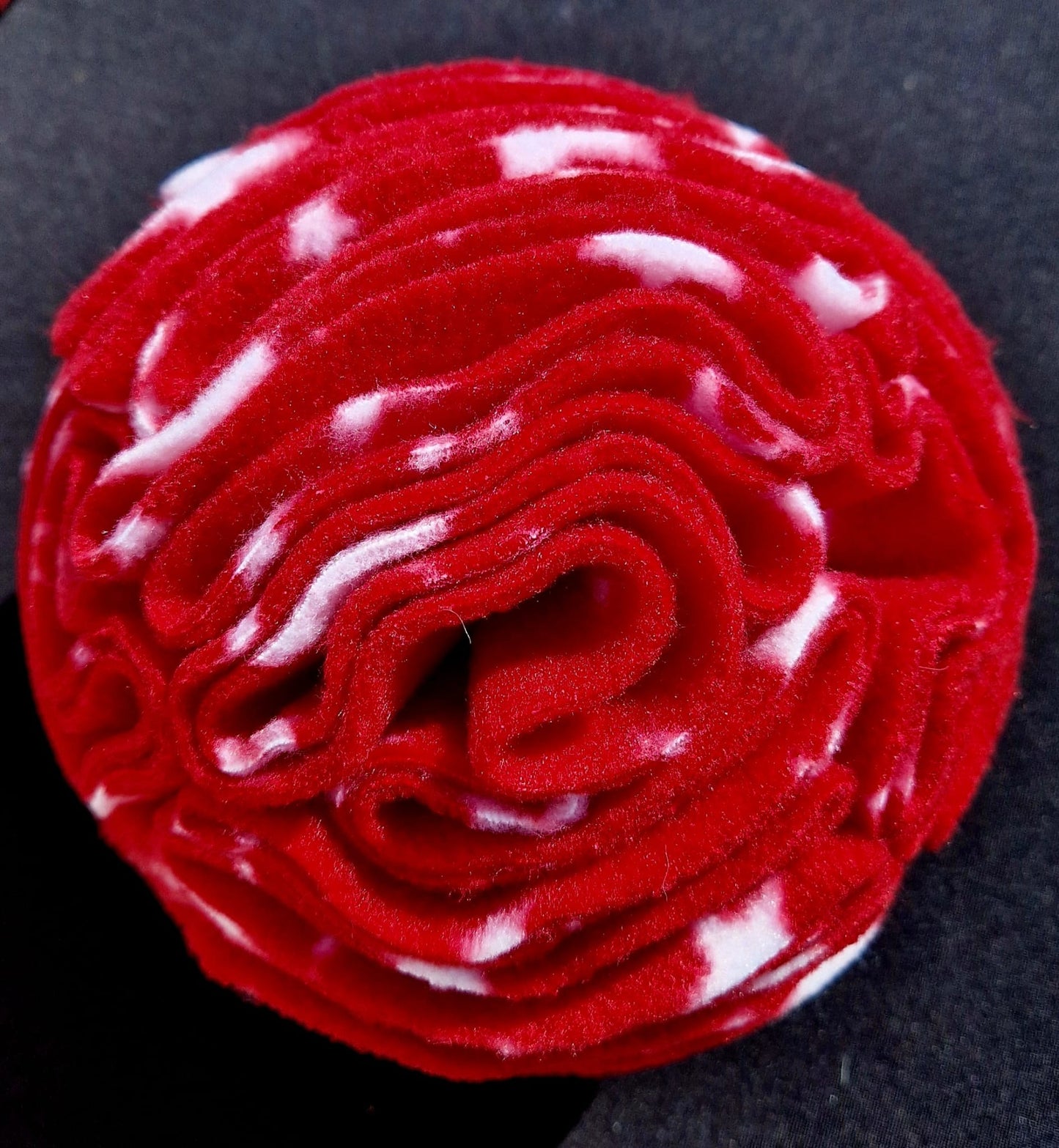 Red with white star Snuffle Ball