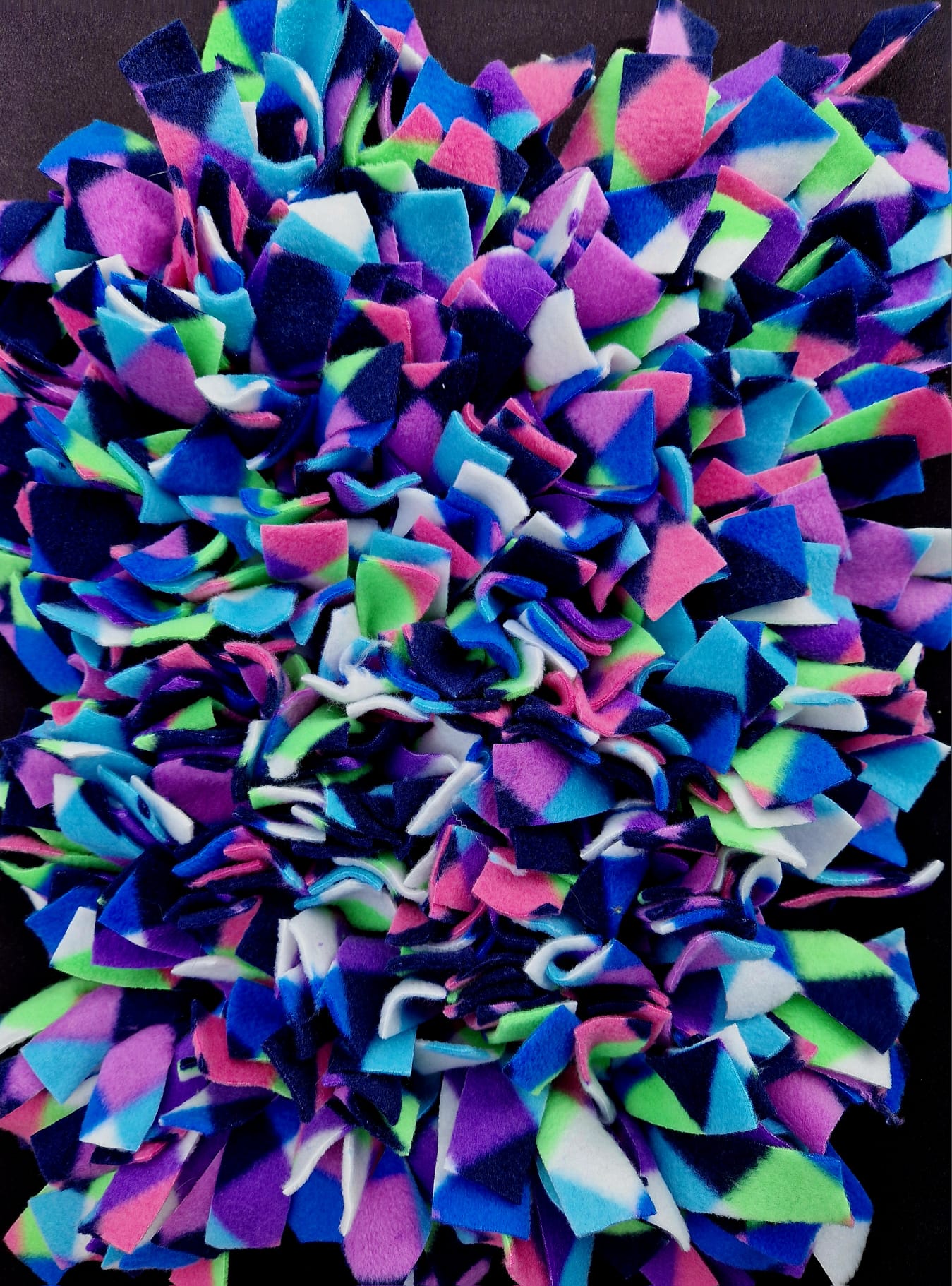 blue harlequin medium snuffle mat