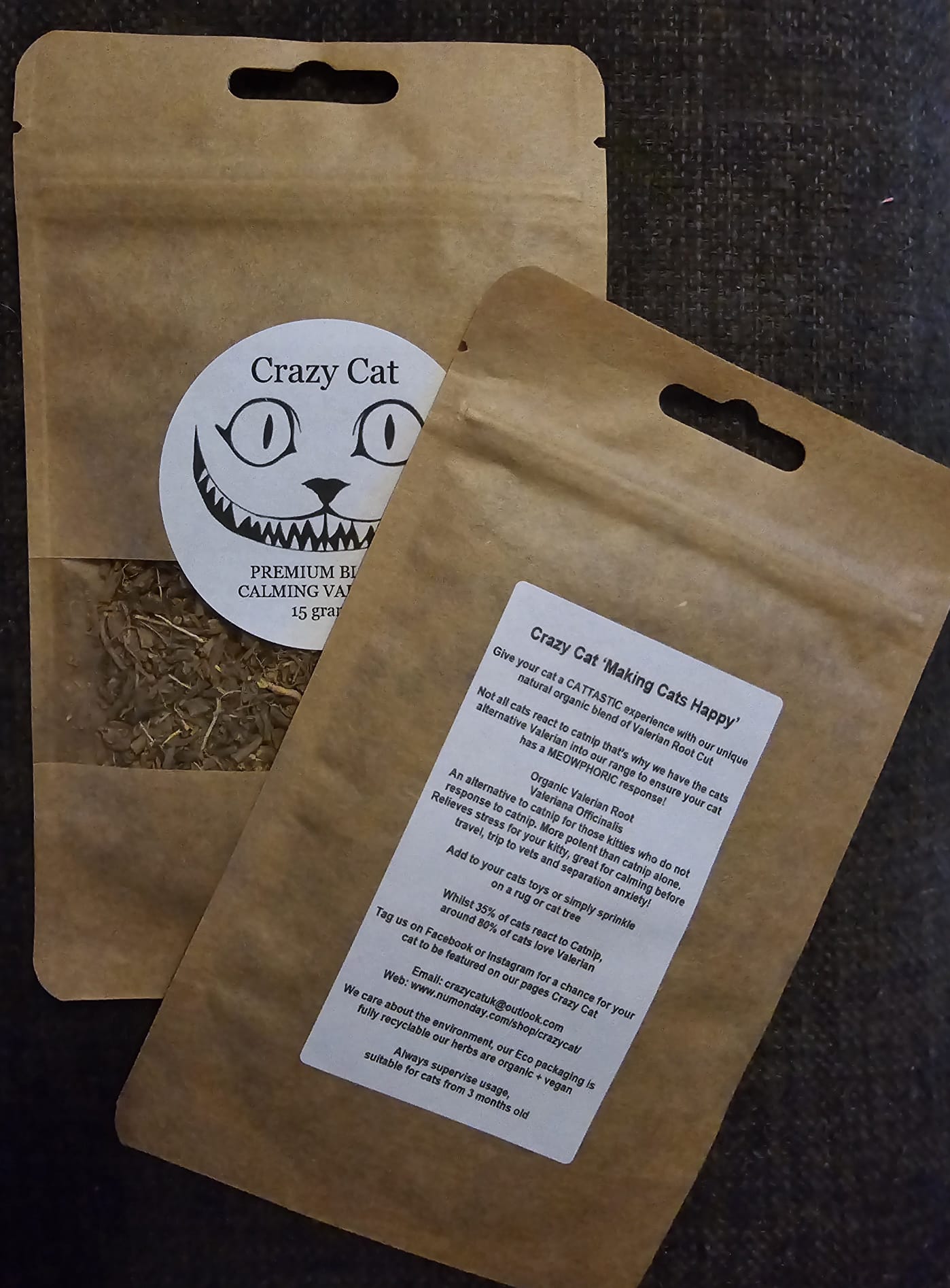 Crazy Cat Premium Blend Calming Valerian - Snuffle Monsters