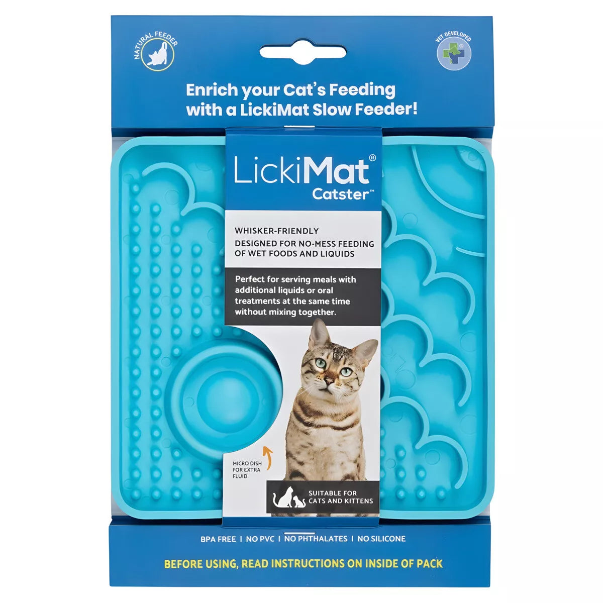 LickiMat Catster Blue - Snuffle Monsters