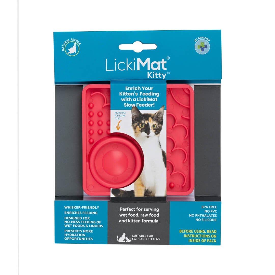 LickiMat Kitty Red - Snuffle Monsters