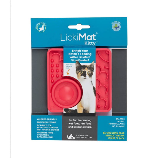 LickiMat Kitty Red - Snuffle Monsters
