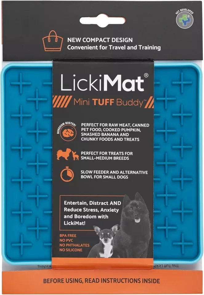 LickiMat Mini Tuff Buddy Blue - Snuffle Monsters