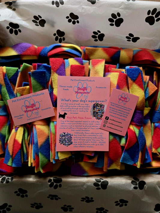 open box of make your own snuffle mat kit