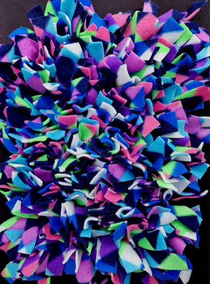 blue harlequin medium snuffle mat