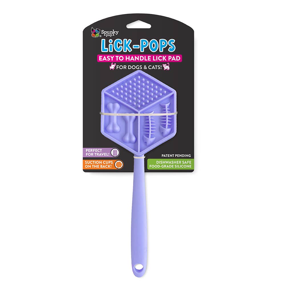 Lick-Pops: Portable Lick Pad