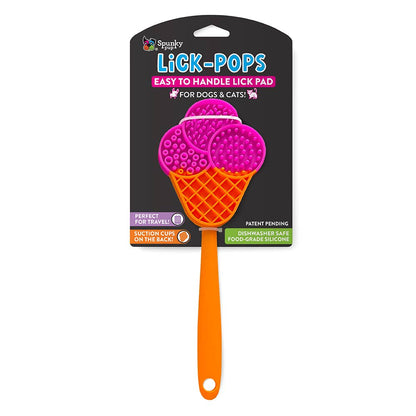 Lick-Pops: Portable Lick Pad