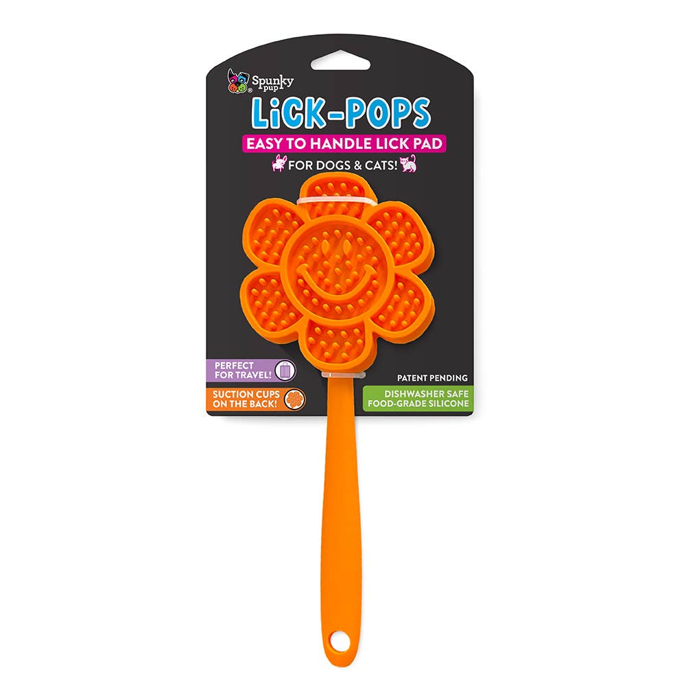Lick-Pops: Portable Lick Pad